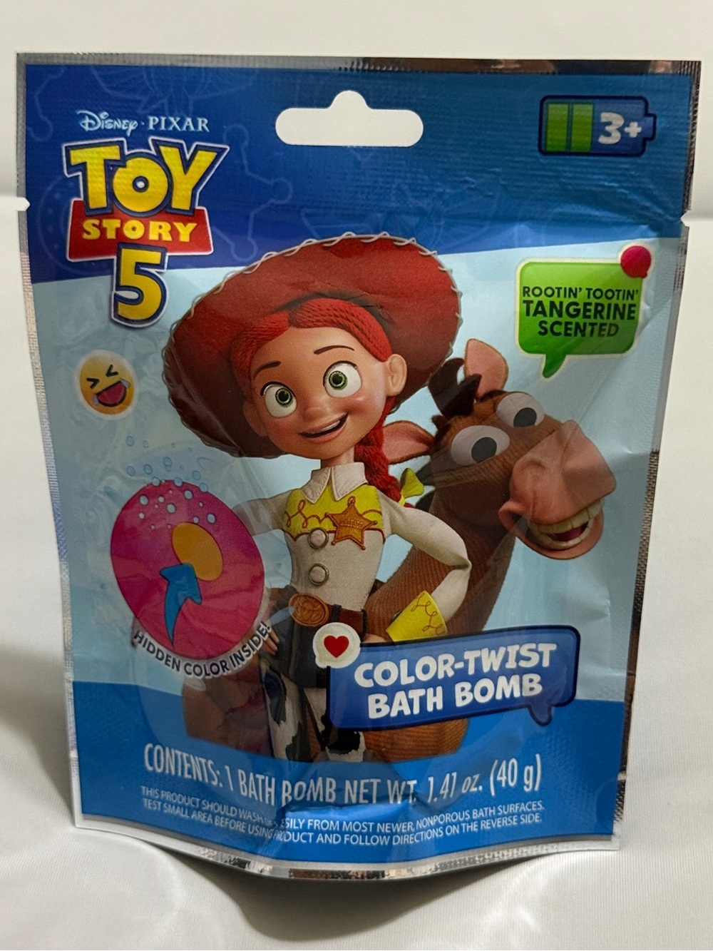 Disney Pixar Toy Story 5 Jessie Color-Twist Bath Bomb